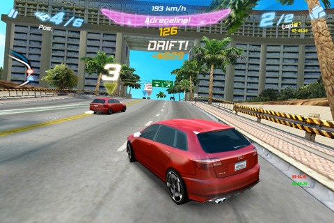Asphalt Audi RS 3 (iPhone - iPad - iPod) screenshot 1