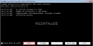 aswMBR 1.0.1.2290 screenshot 1