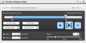 AVCWare Free Ringtone Maker 2.0.4.0323 screenshot 1