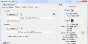 AVI ReComp 1.5.6 screenshot 1