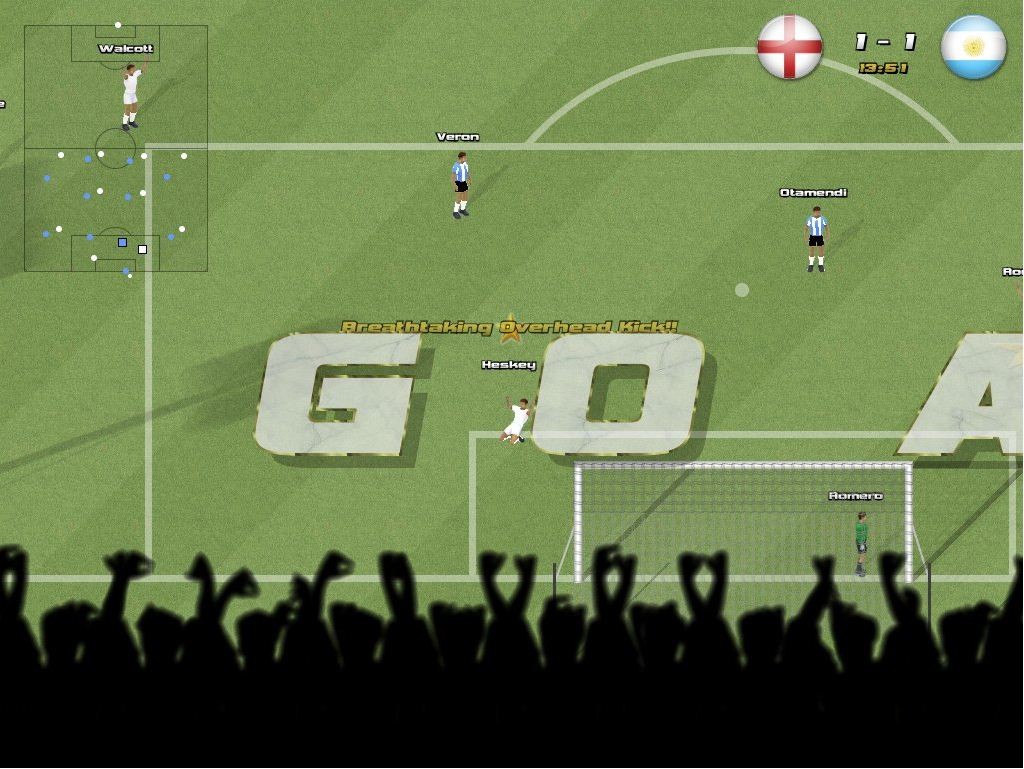 Awesome Soccer World 2010 screenshot 1
