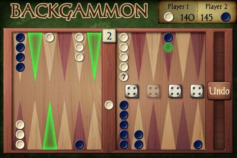 Backgammon Free (Android) screenshot 1