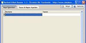 Barkod Etiket Basımı 2.0 screenshot 1