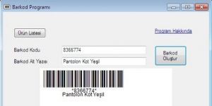Barkod Yazdırma Programı 2.1.1 screenshot 1
