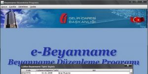 Beyanname Düzenleme Programı 01.04.2016 screenshot 1