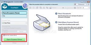 Canon MP Navigator EX 1.06 screenshot 1