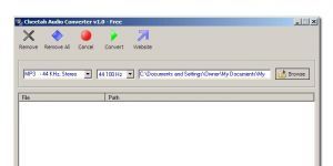 Cheetah Audio Converter 1.3 screenshot 1