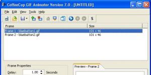 CoffeeCup GIF Animator 7.6 screenshot 1