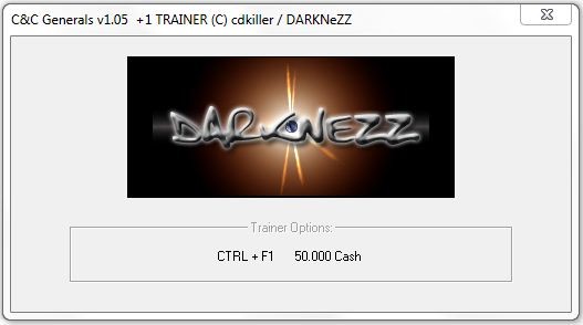 Command & Conquer Generals Money Trainer screenshot 1