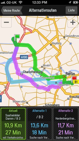 CoPilot GPS screenshot 1