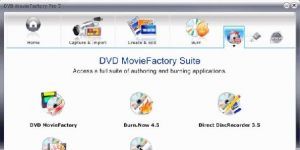 Corel DVD MovieFactory 7 screenshot 1