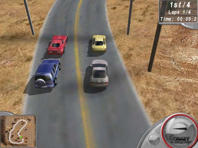 Crazy Racing Cars screenshot 1