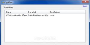 CryptSync 1.2.5 screenshot 1