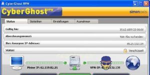 CyberGhost VPN 6.0.3.2124 screenshot 1