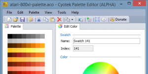Cyotek Color Palette Editor 1.0.3.2 screenshot 1