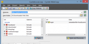 Cyotek WebCopy 1.0.9.1 screenshot 1