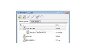 DAEMON Tools USB 1.1.0 screenshot 1