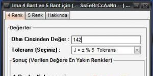 Direnç Renkleri Bulma 1.1 screenshot 1