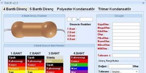 Direnç Renkleri Bulma (TriCR) 2.1 screenshot 1