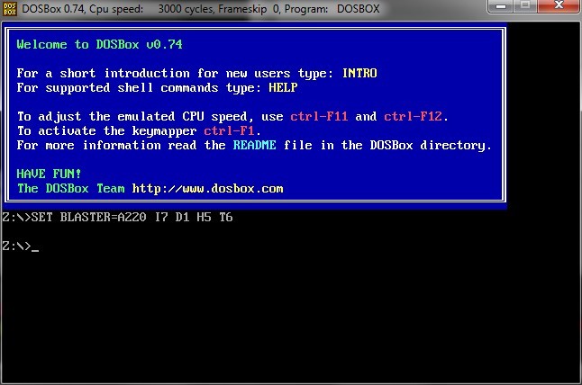 DOSBox screenshot 1