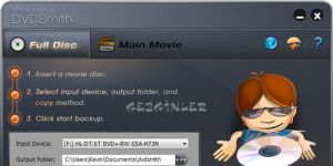 DVDSmith Movie Backup 1.08 screenshot 1