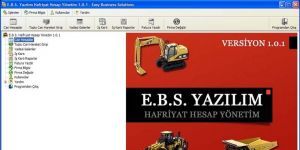 E.B.S. Hafriyat Hesap Yönetim 1.0.1 screenshot 1