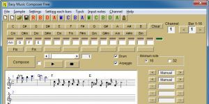 Easy Music Composer Free 9.93f screenshot 1