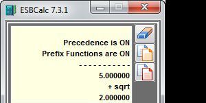 ESBCalc 7.3.1 screenshot 1