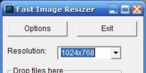 Fast Image Resizer 0.98 screenshot 1