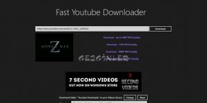 Fast Youtube Downloader 1.7.2.0 screenshot 1