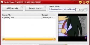 Flash2Video 2.4.2 Deneme İngilizce 7.8 MB screenshot 1