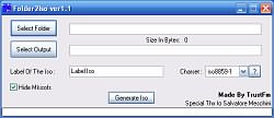 Folder2Iso screenshot 1