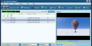 Free CUDA DVD Ripper 7.3 screenshot 1