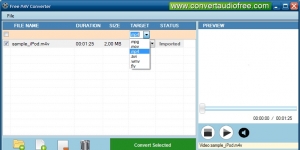 Free M4V Converter 2.00 screenshot 1