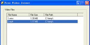 Free Video Joiner screenshot 1