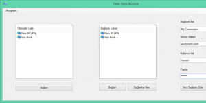 Free Vpn Access-Engelsiz İnternet 1.0 screenshot 1