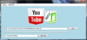 Free YouTube Mp3 Çevirici 1.0.0.3 screenshot 1
