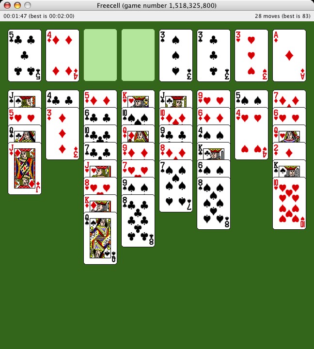 FreeCell for Mac screenshot 1