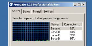 Freegate 7.42 screenshot 1