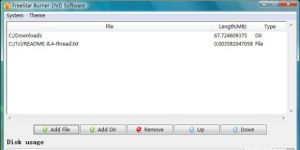 FreeStar Burner-DVD Software 2.01 screenshot 1