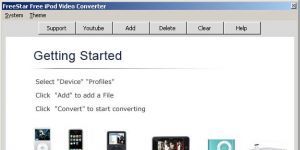 FreeStar Free iPod Video Converter 3.0.14 screenshot 1