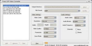 Freez 3GP Video Converter 2.0 screenshot 1