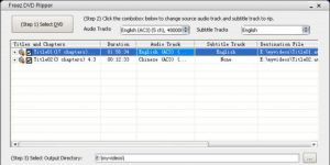 Freez DVD Ripper 1.5 screenshot 1