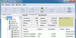 FreshWebSuction 2.90 screenshot 1