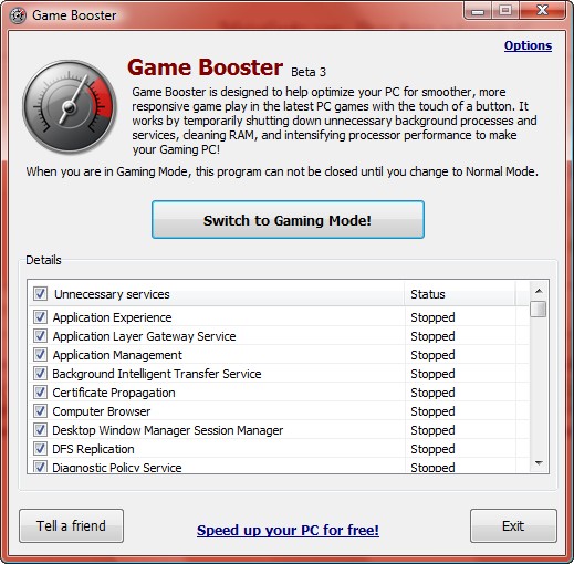 Game Booster screenshot 1