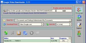 Google Video Downloader 3.23 screenshot 1
