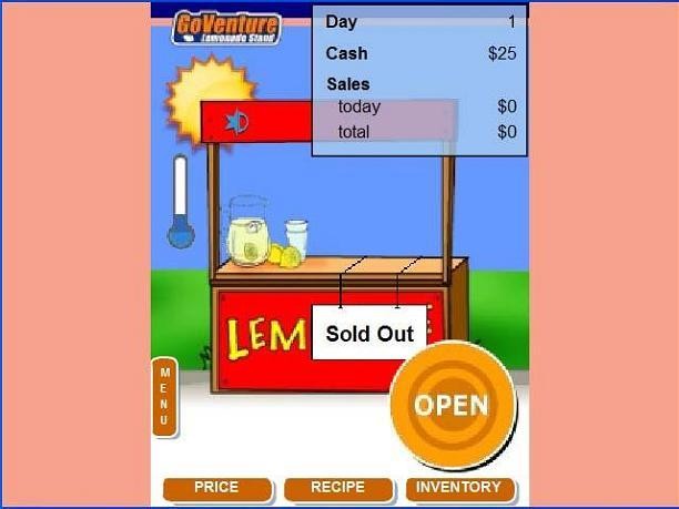 GoVenture Lemonade Stand screenshot 1