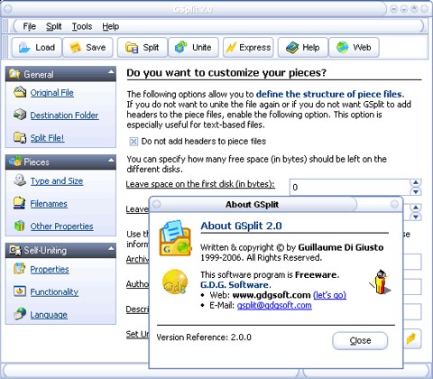 GSplit screenshot 1
