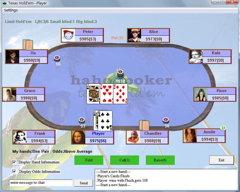 HahooPoker Home Edition screenshot 1