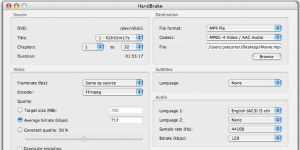 HandBrake 0.10.5 screenshot 1
